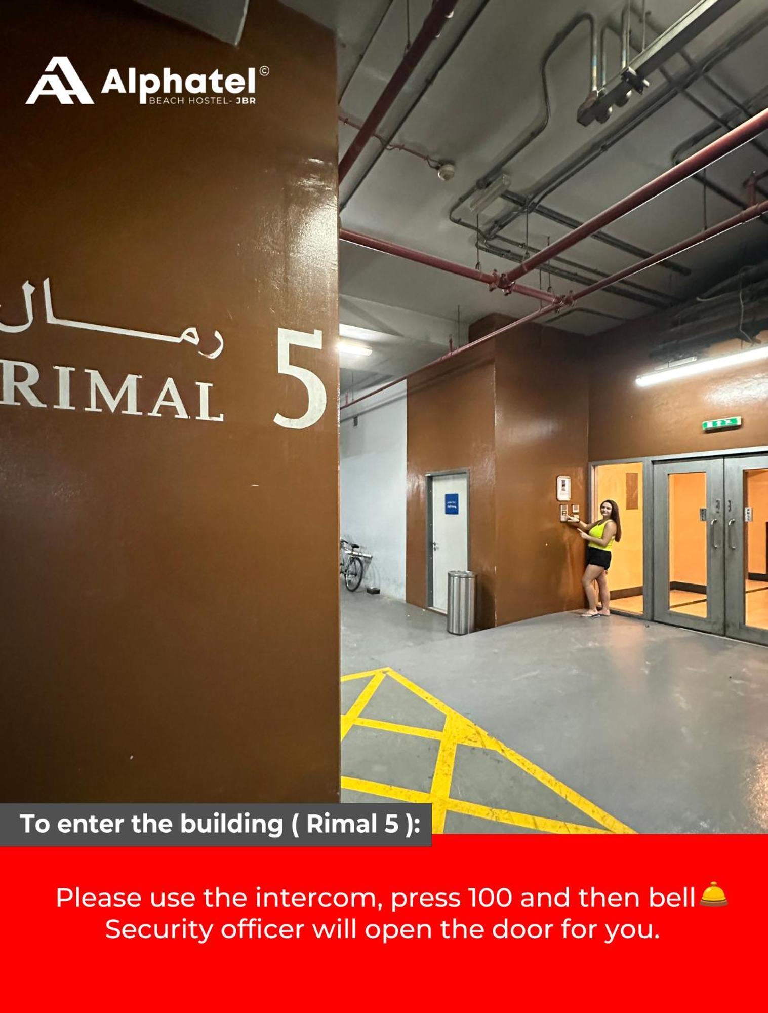 Alphatel Beach Hostel Jbr 迪拜 外观 照片